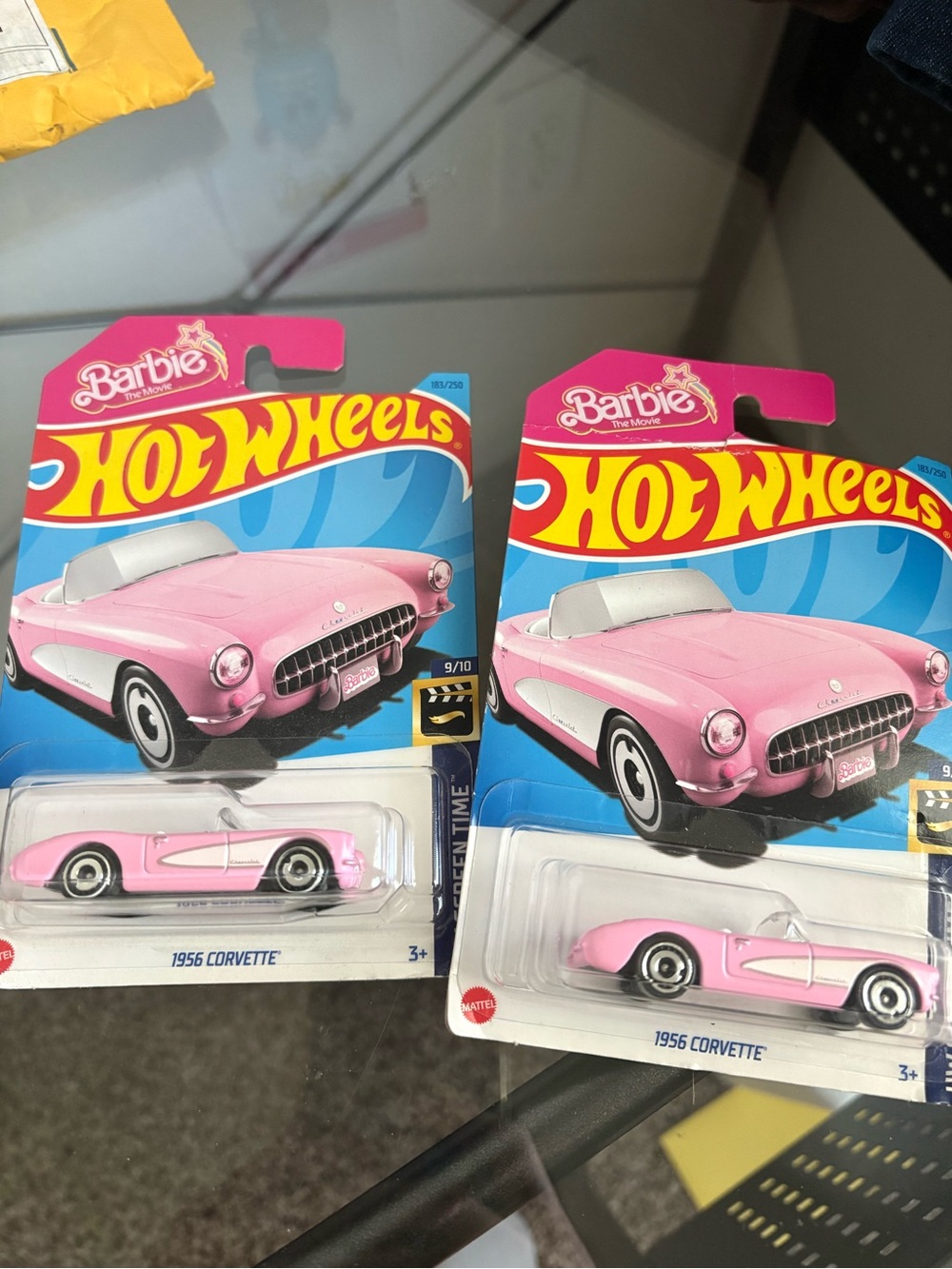 Mattel Hot Wheels Barbie 1956 Corvette Pink Convertible